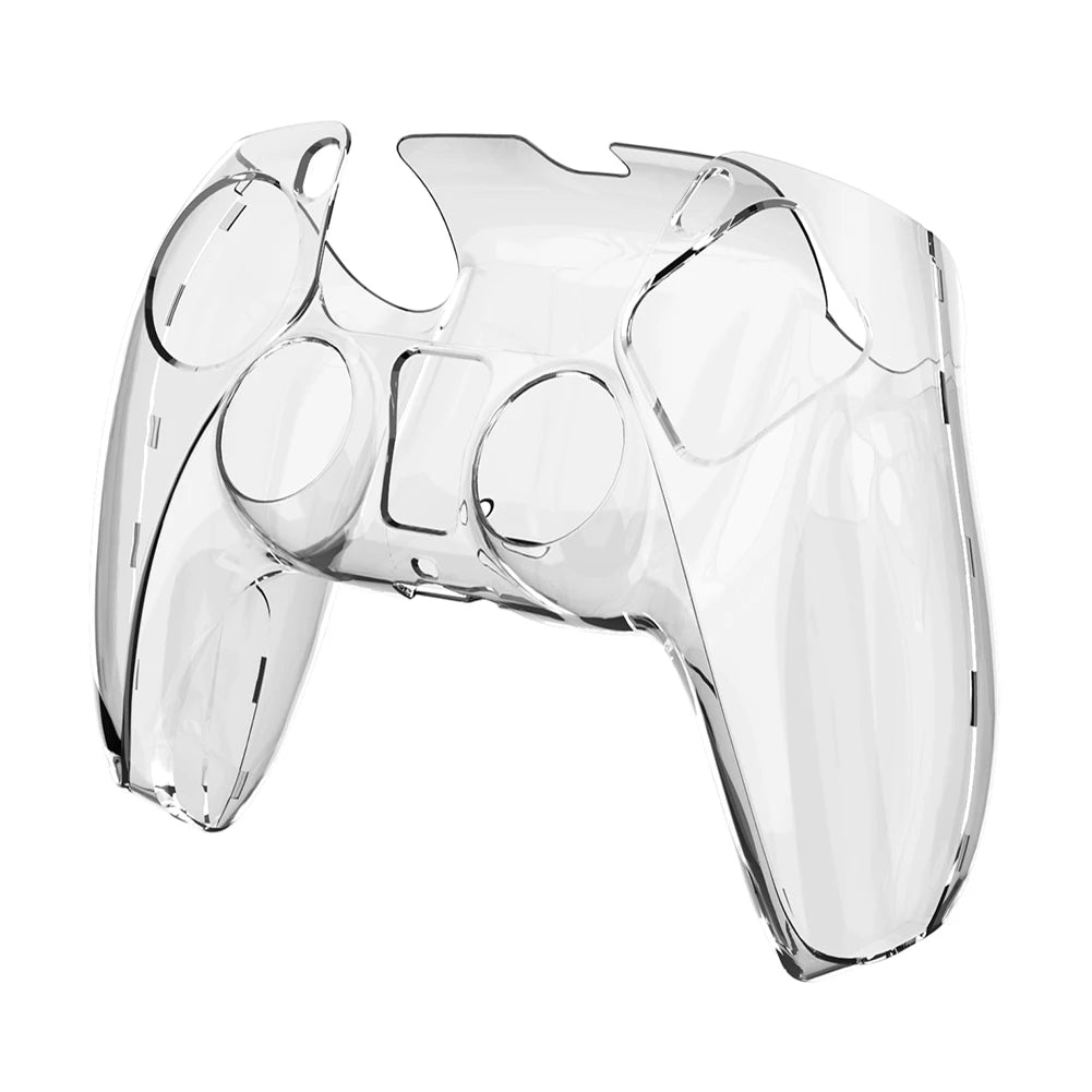 For PS5 Clear PC Cover Ultra Slim Protector Case for PS5 Controller Qme