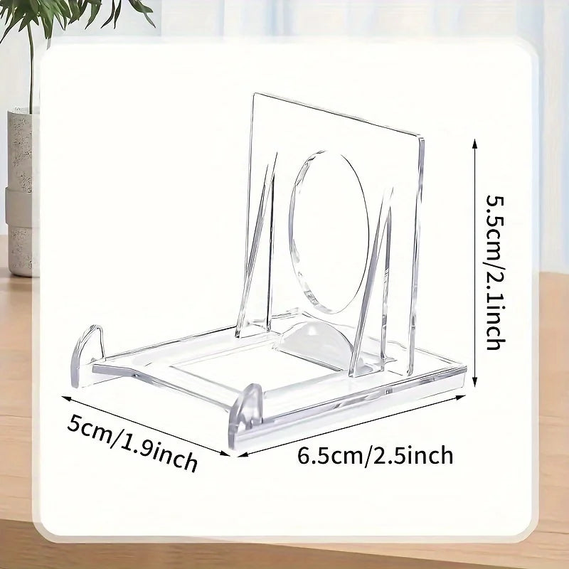 Adjustable Acrylic Plate Stand - Picture Frame Display Holder, Decorative Easel For Home Office, Festival Party Qme