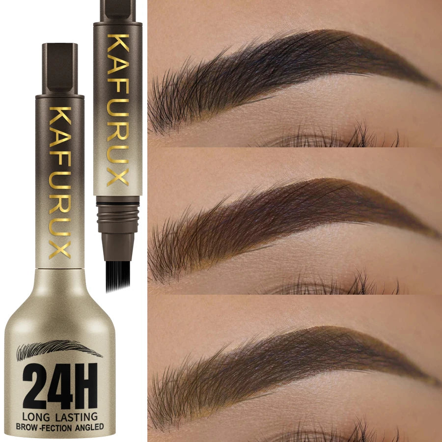 3D Dye Eyebrow Pencil Hairling Anti-smudge Waterproof Long Lasting Qme