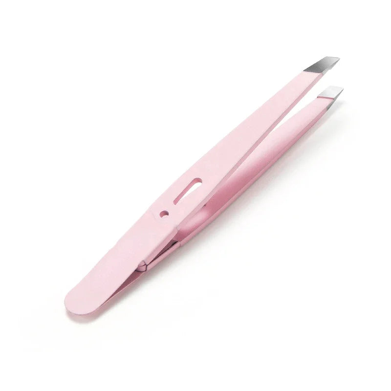 Eyebrow Tweezer Colorful Hair Beauty Fine Hairs Puller Stainless Qme
