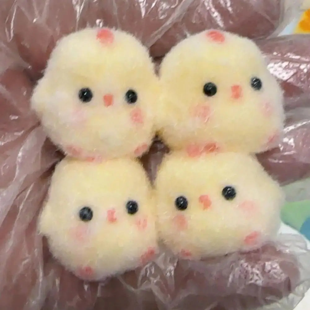 Handmade Chick Toys Squishy Cute Squeeze Stress Relief Toy Cartoon Qme