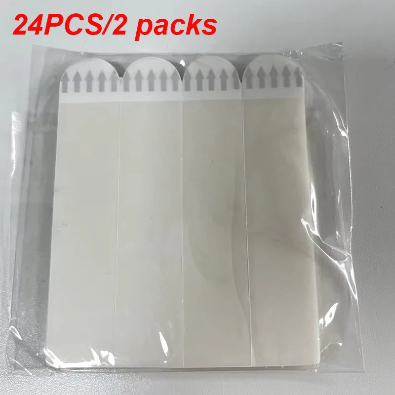 12Pcs No Drilling Hanging Picture Strip, Double-Sided Adhesive Wall Installation Tape, Suitable for Small Picture Frames Qme 24PCS