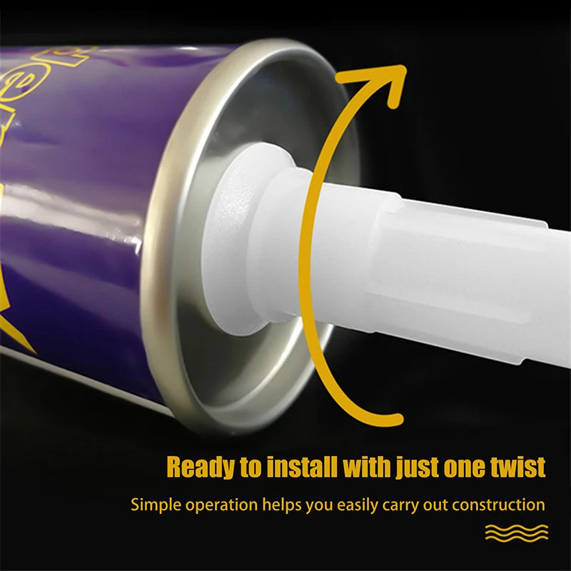 Spare Silicone Nozzle Sealant Tool Re-sealable Mastic Cartridge Qme