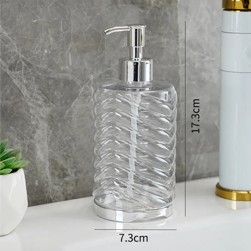 2-Piece Press-type Travel Dispenser Bottle Foaming Bathroom Shampoo