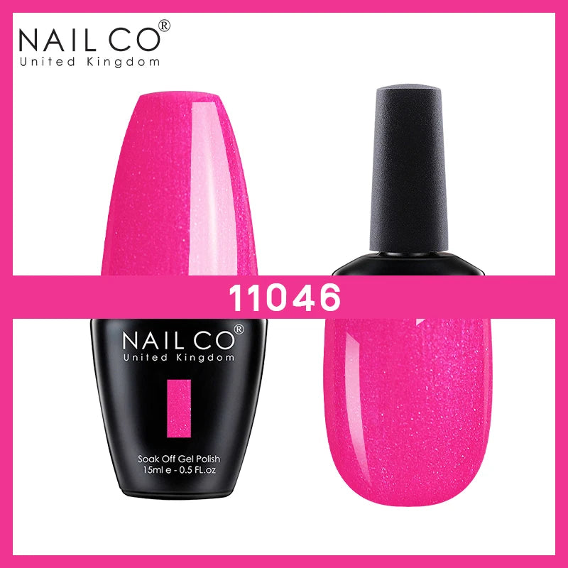 NAILCO Nude Nails Gel Nail Polish UV LED Semi-permant Varnish Hybrid Qme
