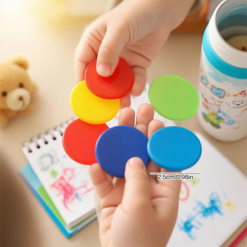 Montessori Learning Education Math Toy Plastic Bingo Chip Markers Qme