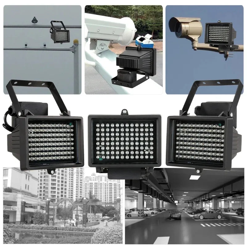 1PCS Solar Outdoor Flood Light Garden Waterproof White Light Night Vision Surveillance LED Project Lamp Qme