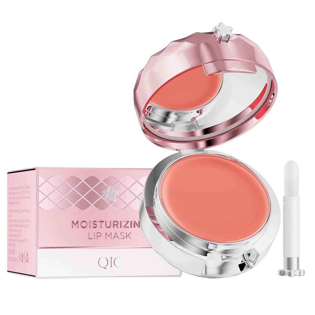 Moisturizing Lip Balm Lip Mask, Exfoliate Dry Chapped Lips, Long Lasting Hydrating Nourish Repair Lip Care Qme