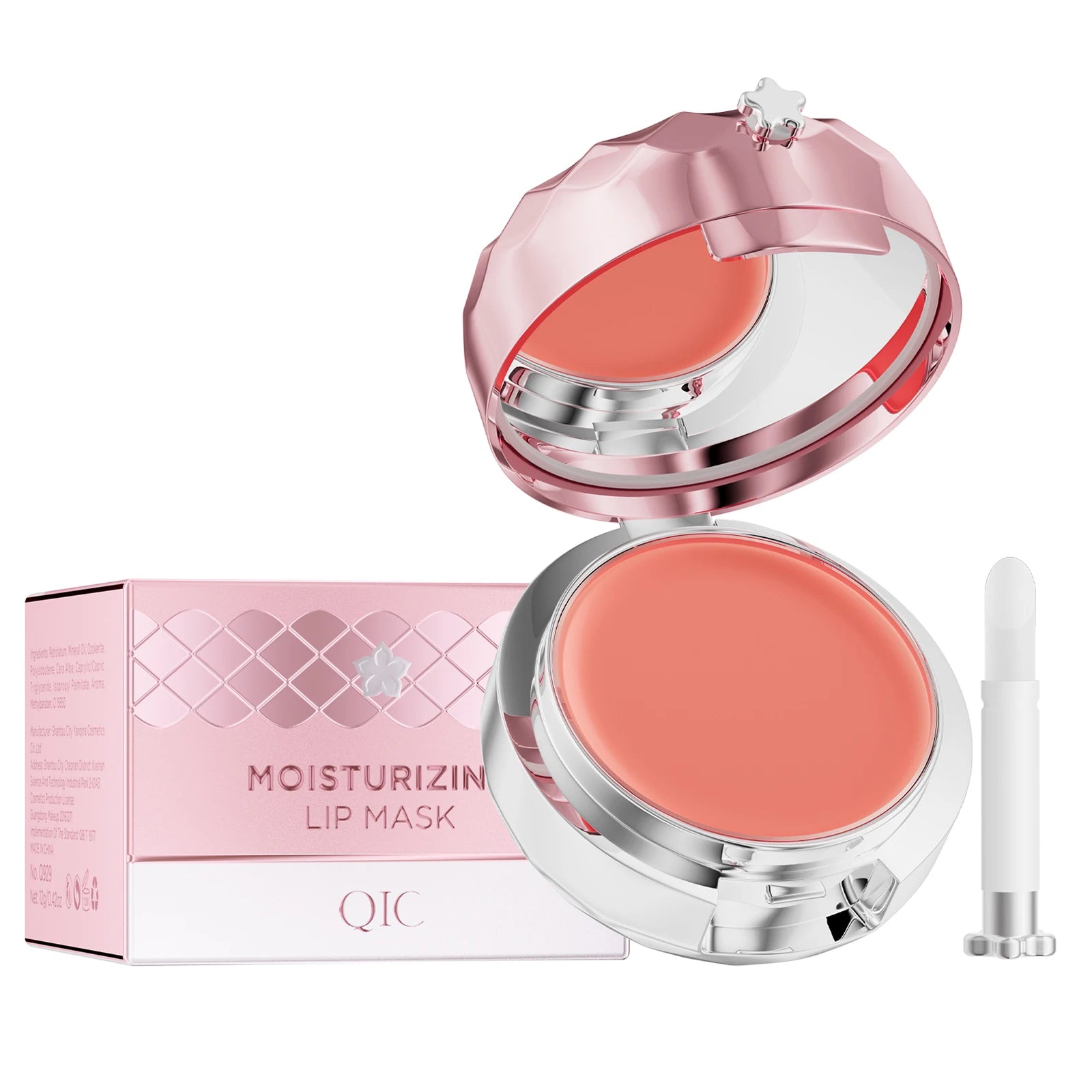 Moisturizing Lip Balm Lip Mask, Exfoliate Dry Chapped Lips, Long Lasting Hydrating Nourish Repair Lip Care Qme