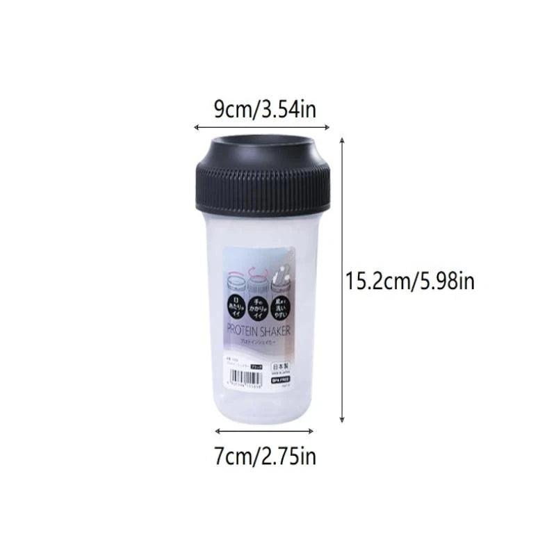 Fitness Shaker Cup Men Women Sports Protein Powder Milkshake Mixing Qme