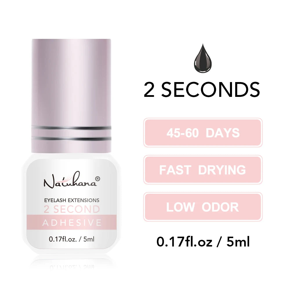 NATUHANA False Eyelash Glue Waterproof Eye Lash Cosmetic Tools Qme 2S 5ml