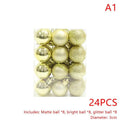 Round Christmas Ball Ornaments Hanging Xmas Tree Decor Balls Home Qme A1