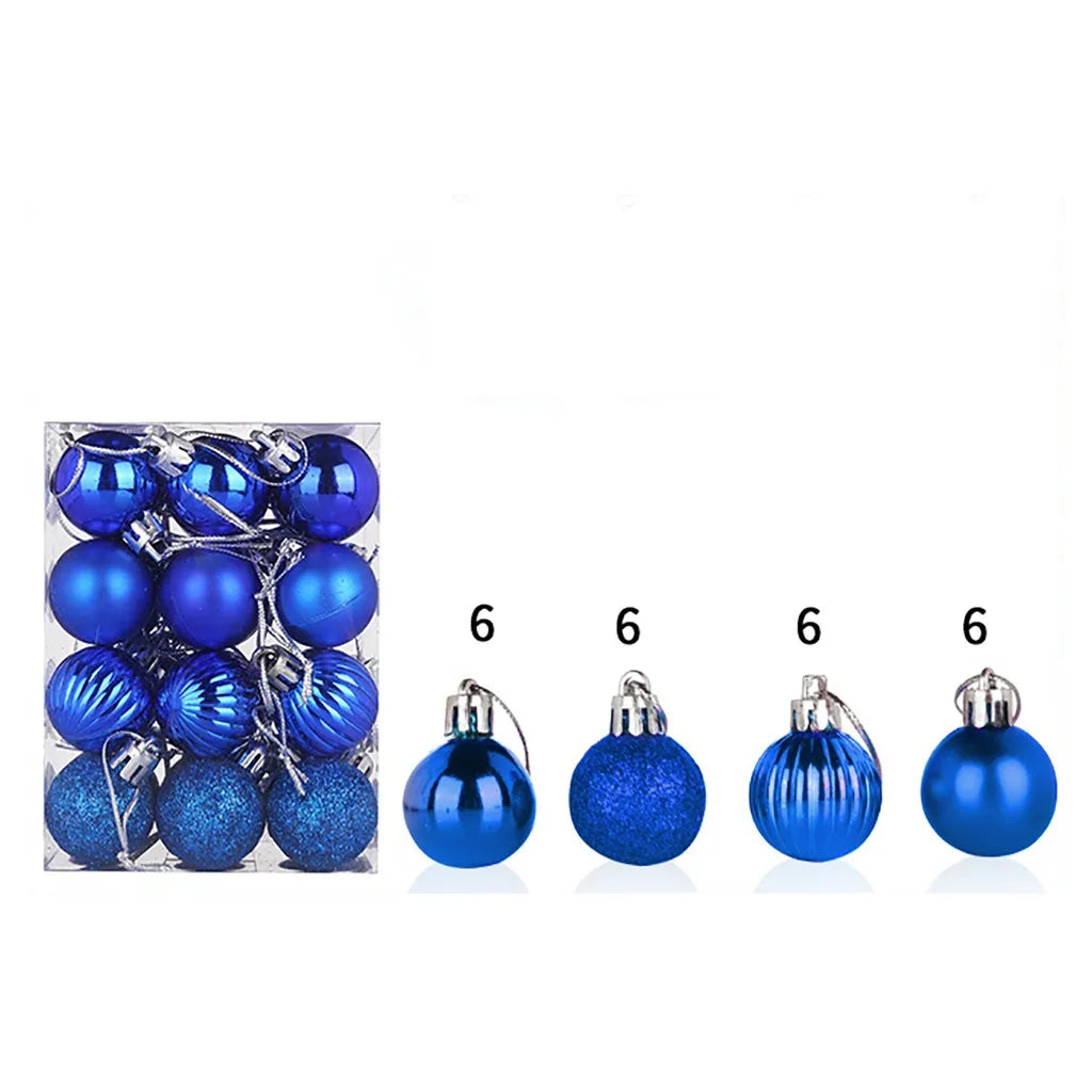 Christmas Xmas Tree Ball Bauble Hanging Home And Party Ornament Decor Tree Decoration Balls Party Hanging Pendant Navidad Qme Blue