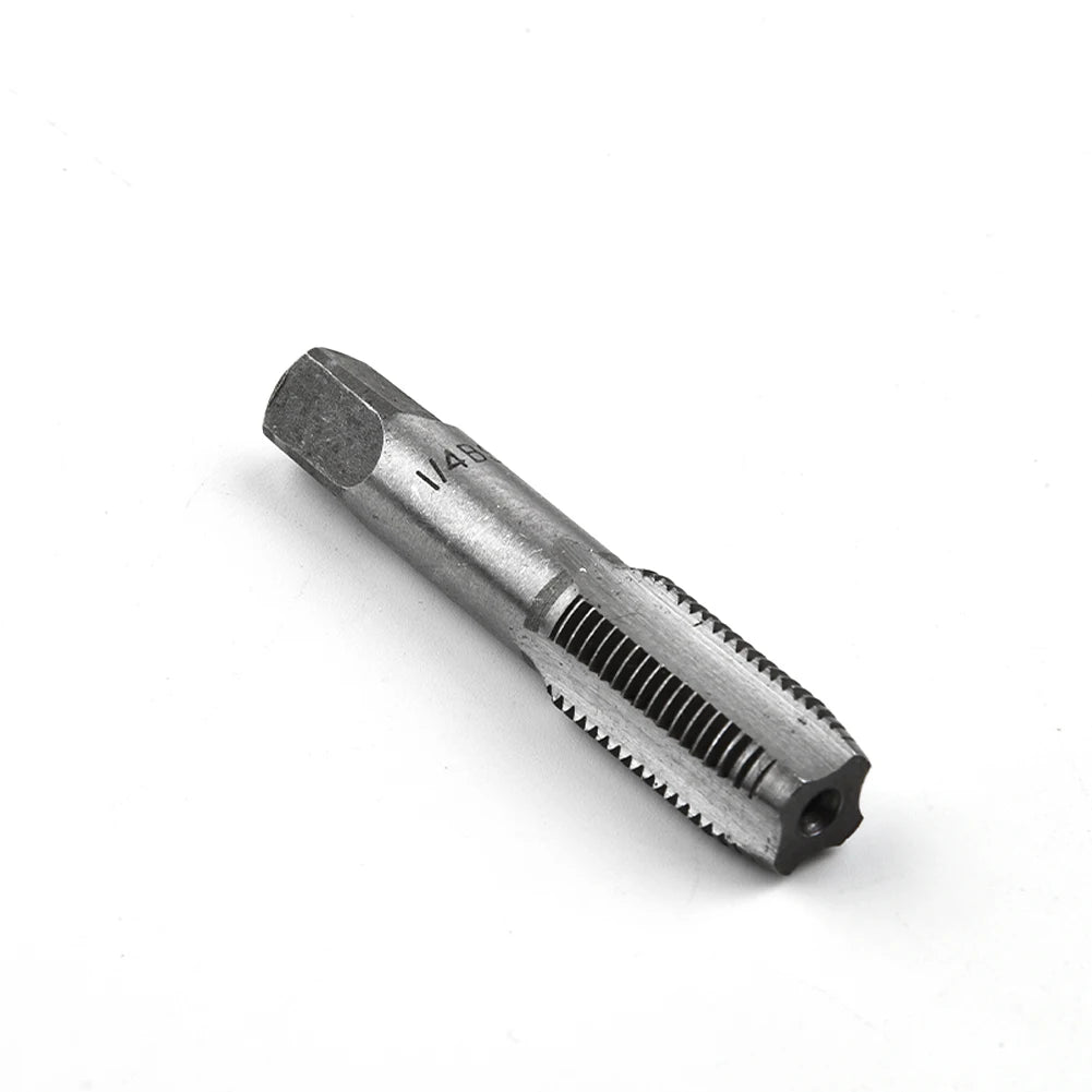 1pc G1/8 1/4 3/8 1/2 3/4 HSS Taper Pipe Tap BSP Metal Screw Thread Cutting Tools Cylindrical Pipe Thread Tap Pipe Qme