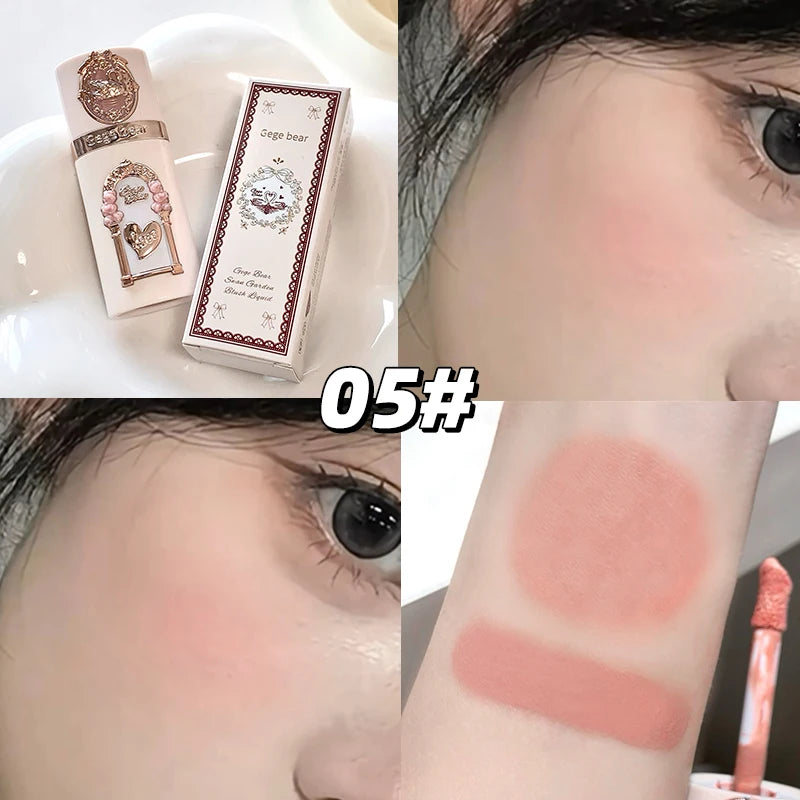 Light Blush Liquid Gege Bear Moisturizing Matte Vitality Whitening Qme GX1380-5
