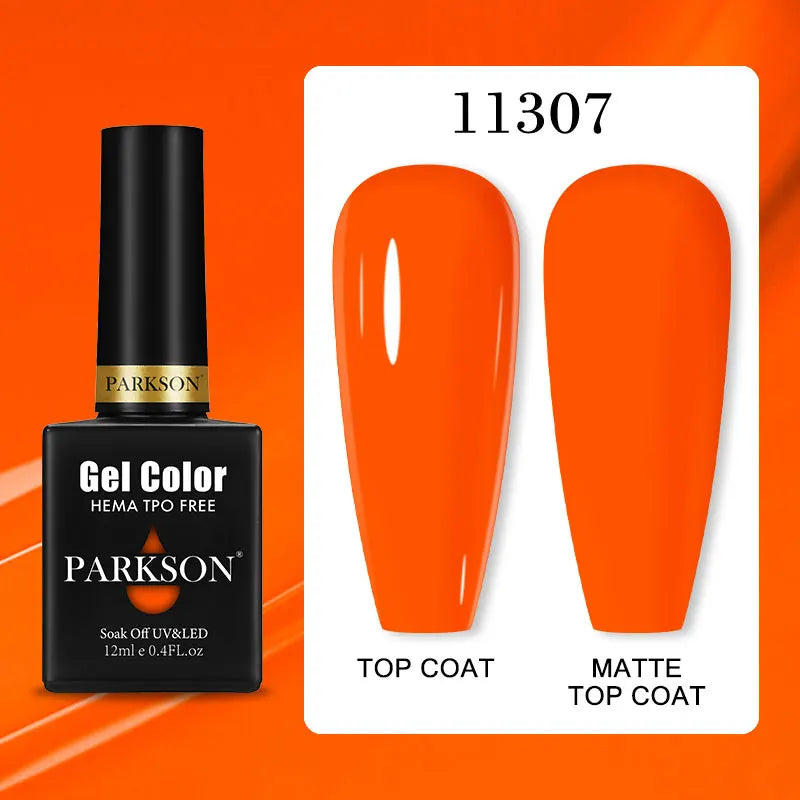 Parkson Colorful Nail Gel Polish Lacquer Soak Off UV LED Long Lasting