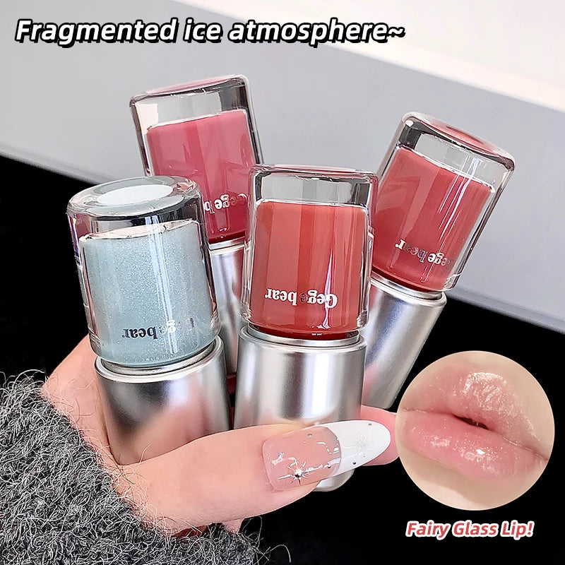 GEGE BEAR Water Light Mirror Lip Gloss Lasting Moisturizing Non-stick Qme