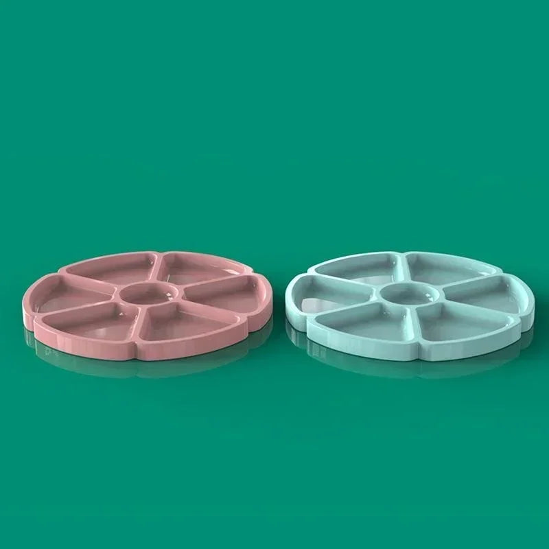 Petal Fruit Nut Storage Tray Silicone Mold Dishes Partition Plate DIY Qme