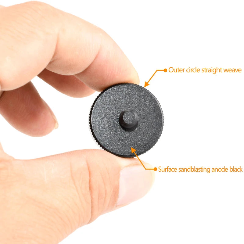 Universal Camera Conversion Screw 1 4 Male 3 8 Dual Nuts Tripod Mount Qme