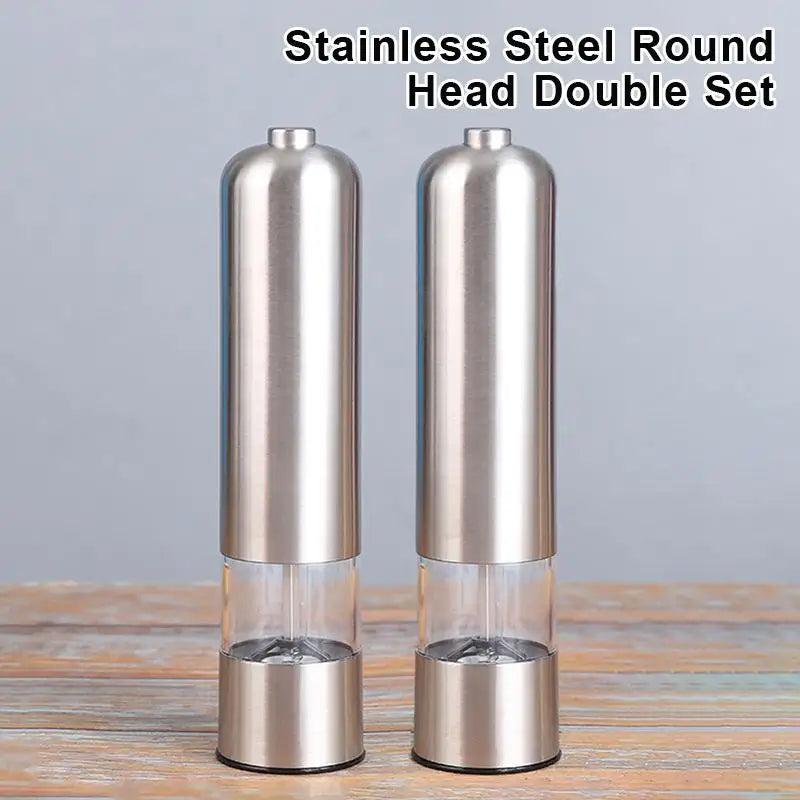1 Stainless Steel Spice Mill Light Automatic Pepper Grinde Electric Qme A14