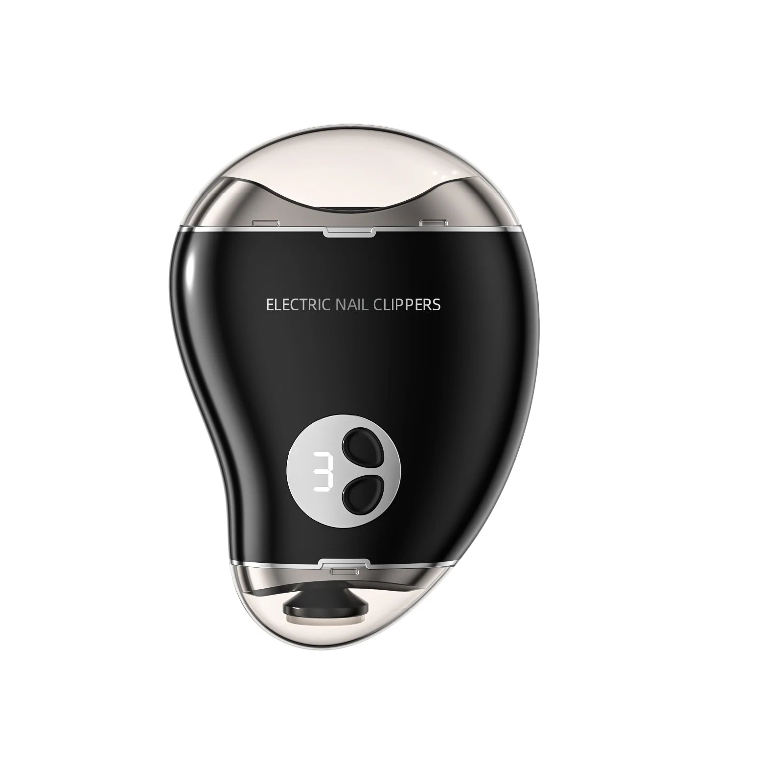 Automatic Electric Nail Grinder & Clipper – Portable Manicure Tool with Polishing Function for Adults Qme black