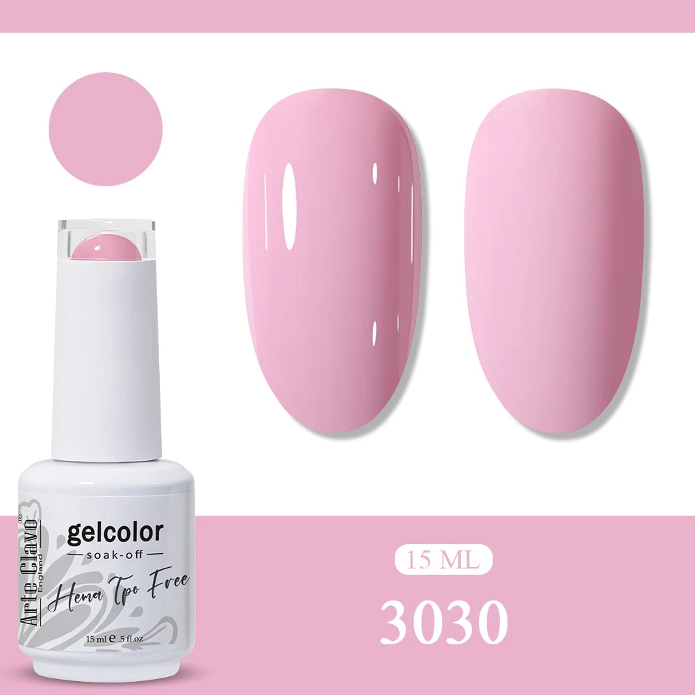 Arte Clavo Neon Rainbow Colors Gel Nail Polish Semi Permanent Art UV