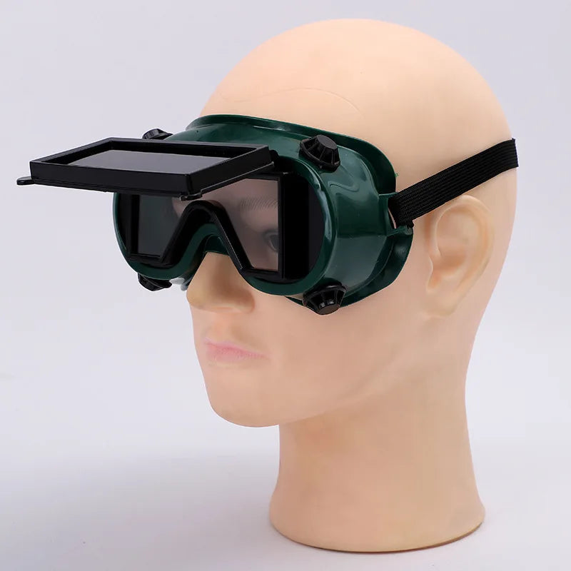 3PCS Welding Goggles Anti-Impact Protective Eyewear Dustproof Windproof Safety Glasses for Welders Qme Square hole