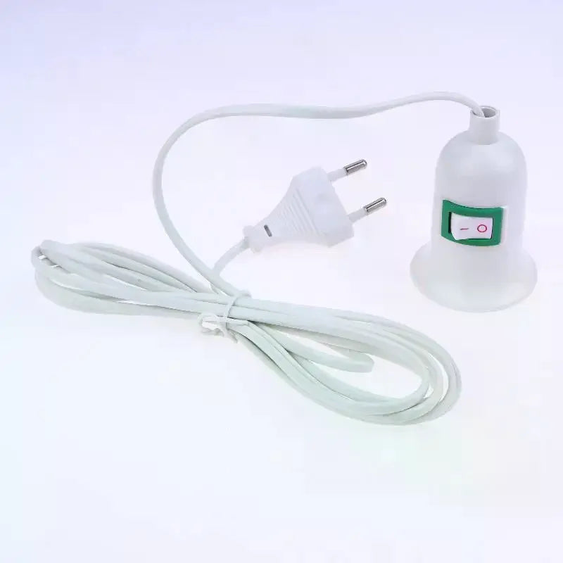 E27 Garden Lampholder 3 5 10 Meter Cable EU Plug Off Switch Perfect Qme