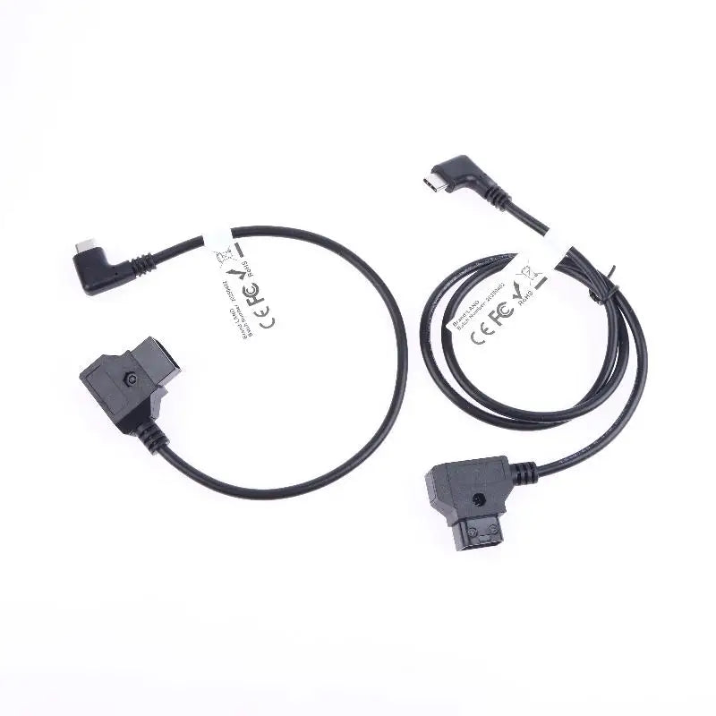 D Tap Input C Output Power Cord Capacity Charging Wire Camera Battery Qme