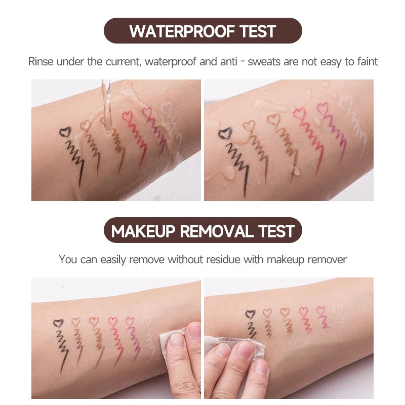 Waterproof Matte Eyeliner Pen Quick Dry Long-lasting Smooth Qme