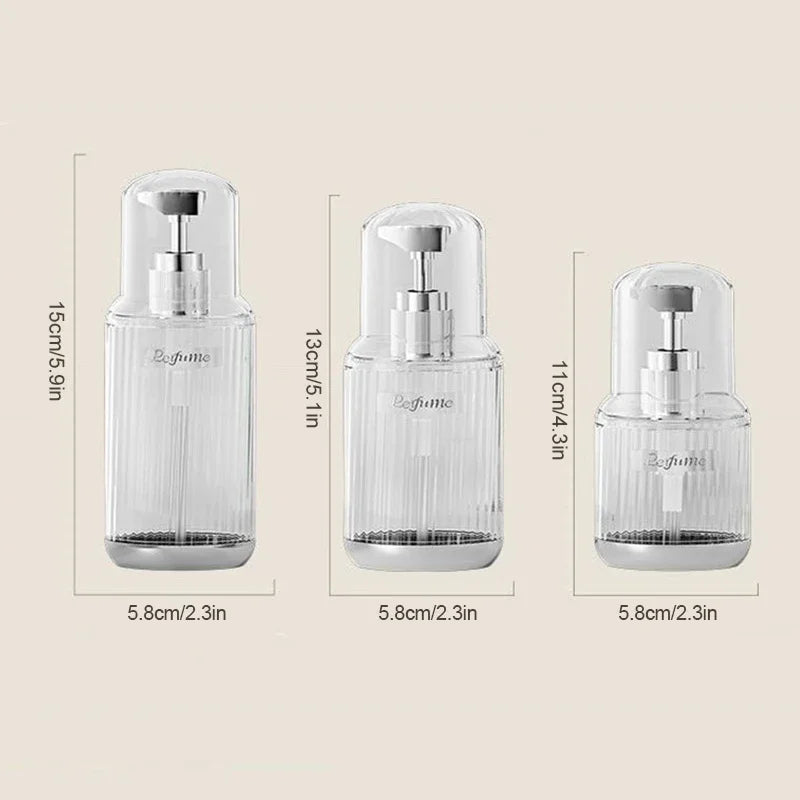 60 90 Liquid Soap Dispenser Bottle Empty Pump Refillable Bathroom Qme