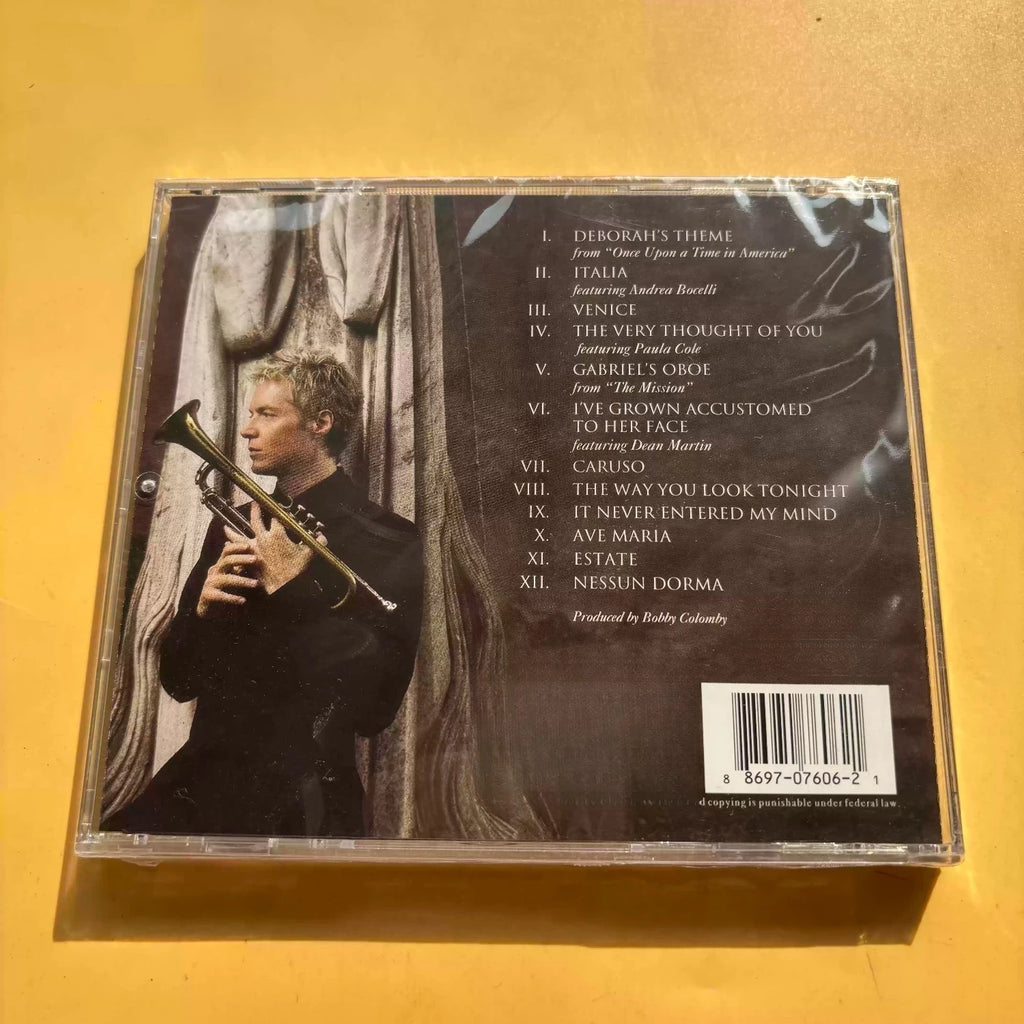 Smooth Jazz Jewel Case CD Set, Mellow Trumpet Orchestral Tracks for Audiophile Warm Test & Italia Jazz Collection Chinese Title Qme