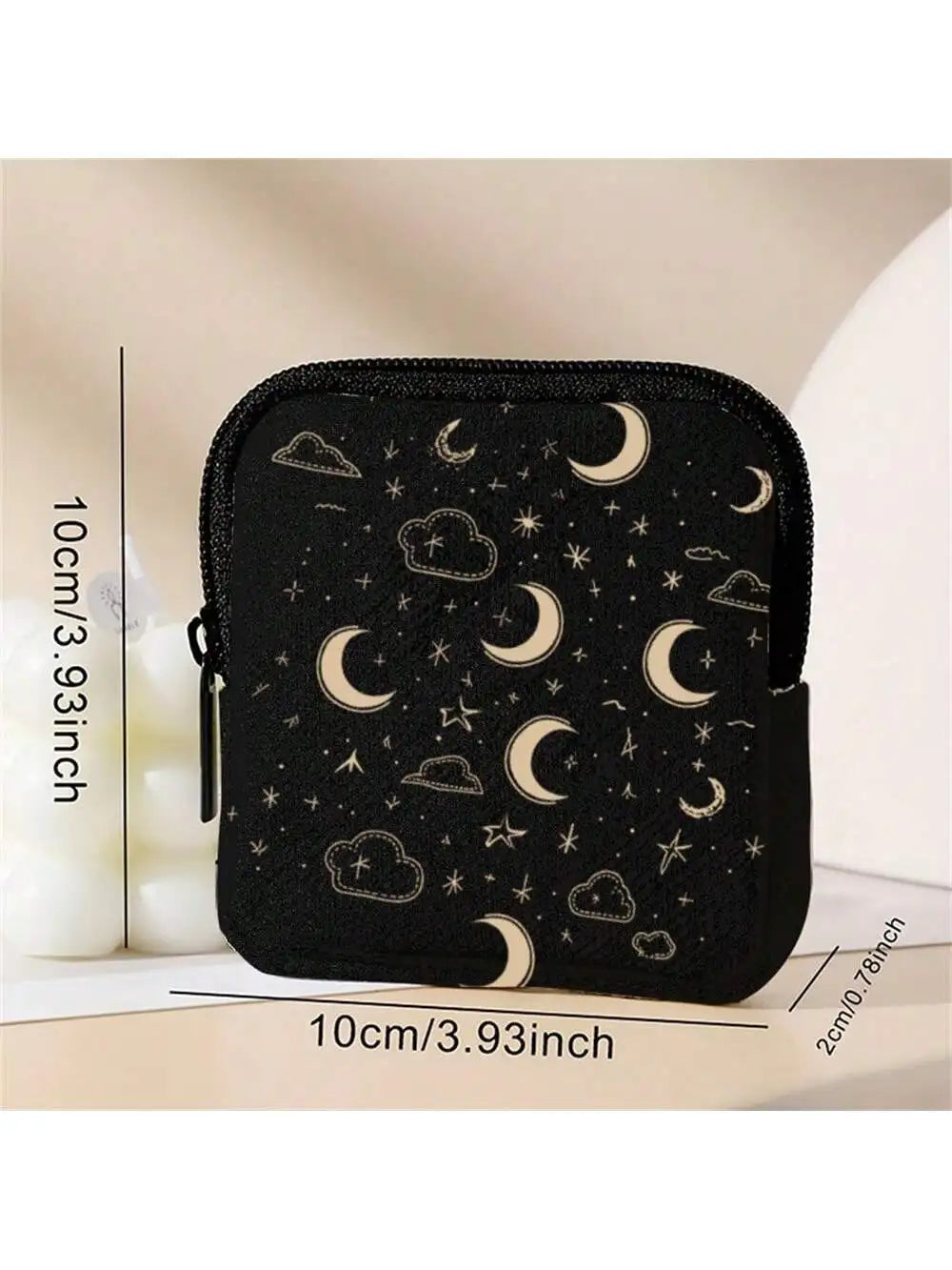 Eid Al Fitr Starry Sky Printed Change Bag Synthetic Leather Qme