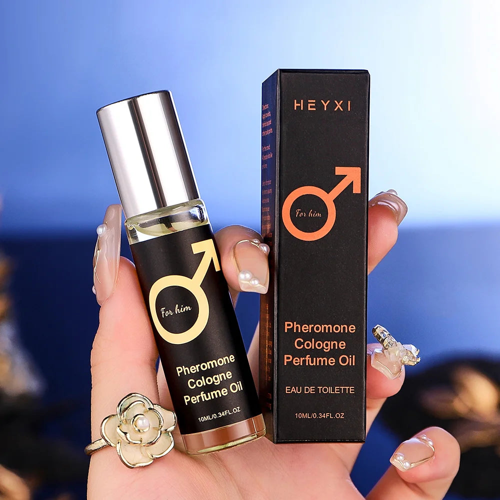 Men's Rolling Fragrance Long-lasting Cologne Emits Charming Suitable Qme