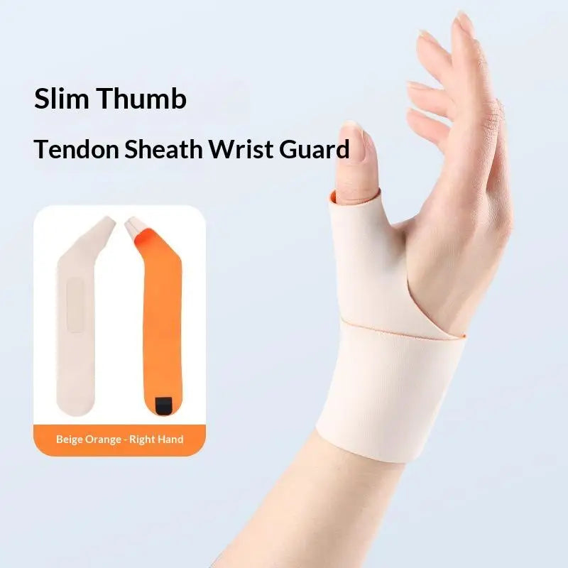 Ergonomic Wrist Brace Thumb Support Relieves Finger Discomfort Qme Right Beige