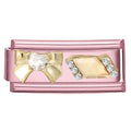 Shiny Colorful Zircon Bowknot Butterfly Garland Italian Charm Links