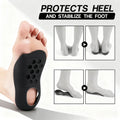 Wholesale Perforated Flat Foot Insoles-valgus Varus Correction Qme black