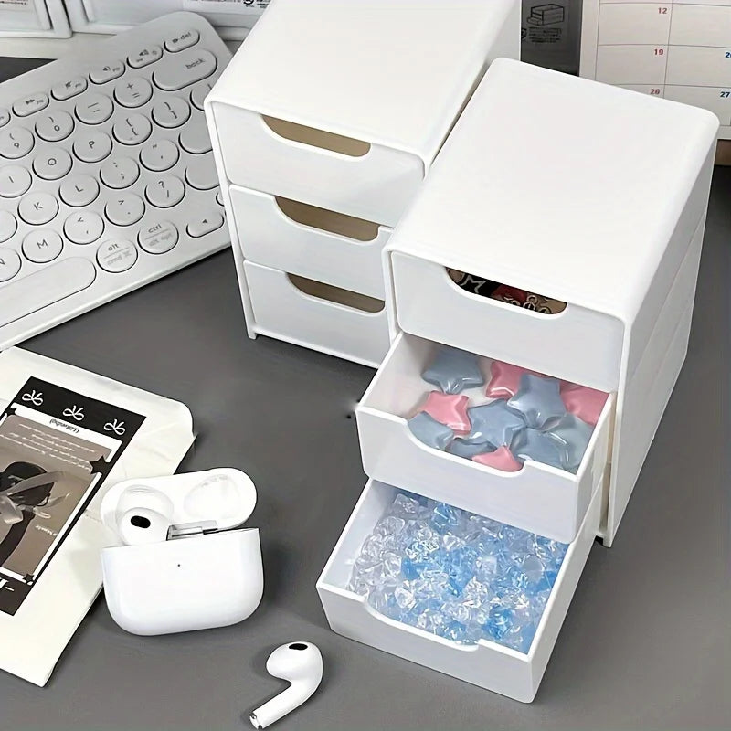 Three-Tier Desk Organizer - Office Supplies, Jewelry & Makeup Organizer - Portable, Floor Mount, Portable Organizer, Qme