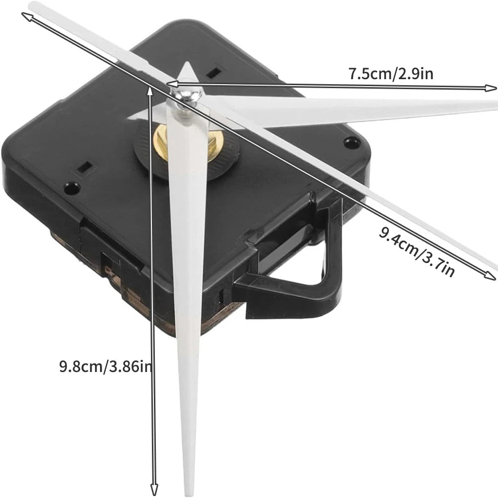 Clock Mechanism Silent Quartz Movement Machine Wall Hands Pointer Set Clockwork Table Hanging DIY Quartz Watch Repair Parts Qme