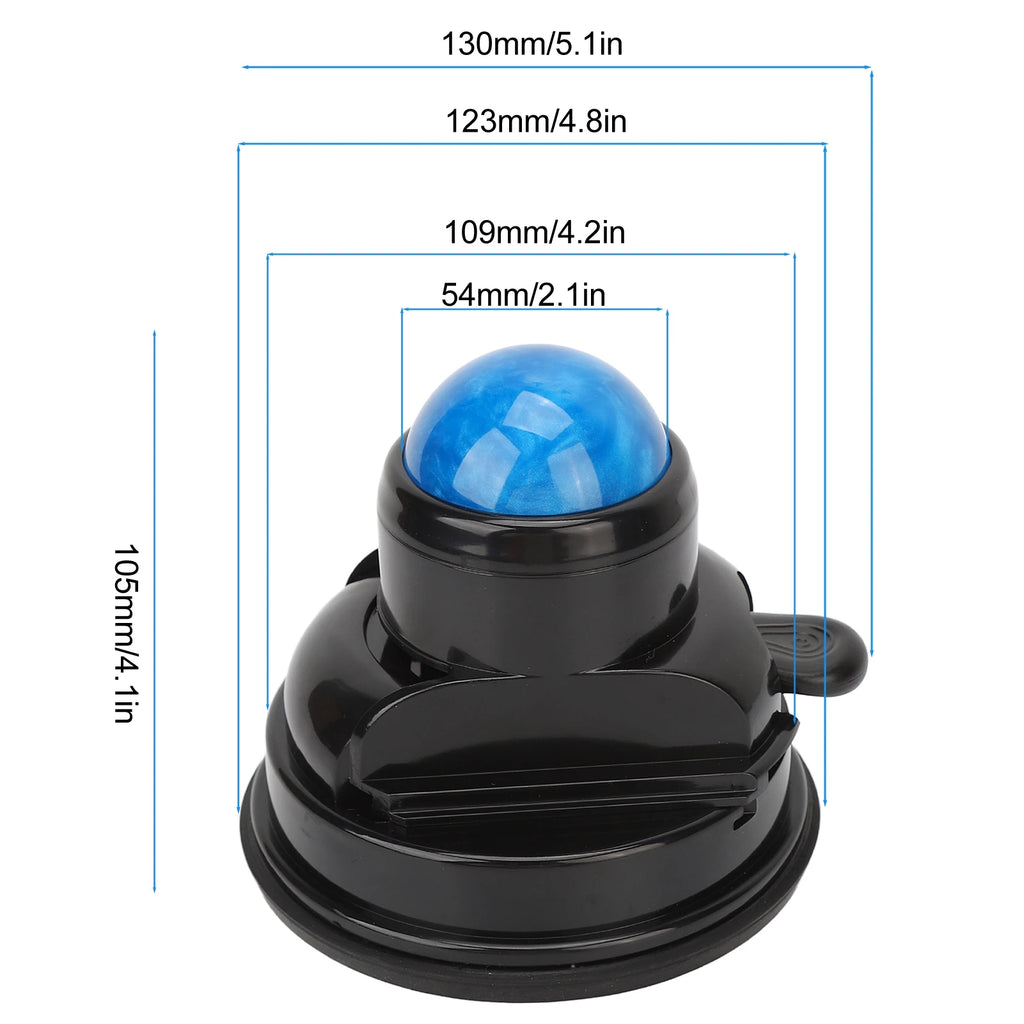 Wall Massage Roller Manual Suction Cup Massage Ball 360 Degrees Rotation Mountable Muscle Massage Ball Qme