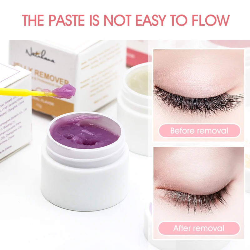 NATUHANA Eyelash Jelly Remover Fast Safe Extension Gel Glue Qme