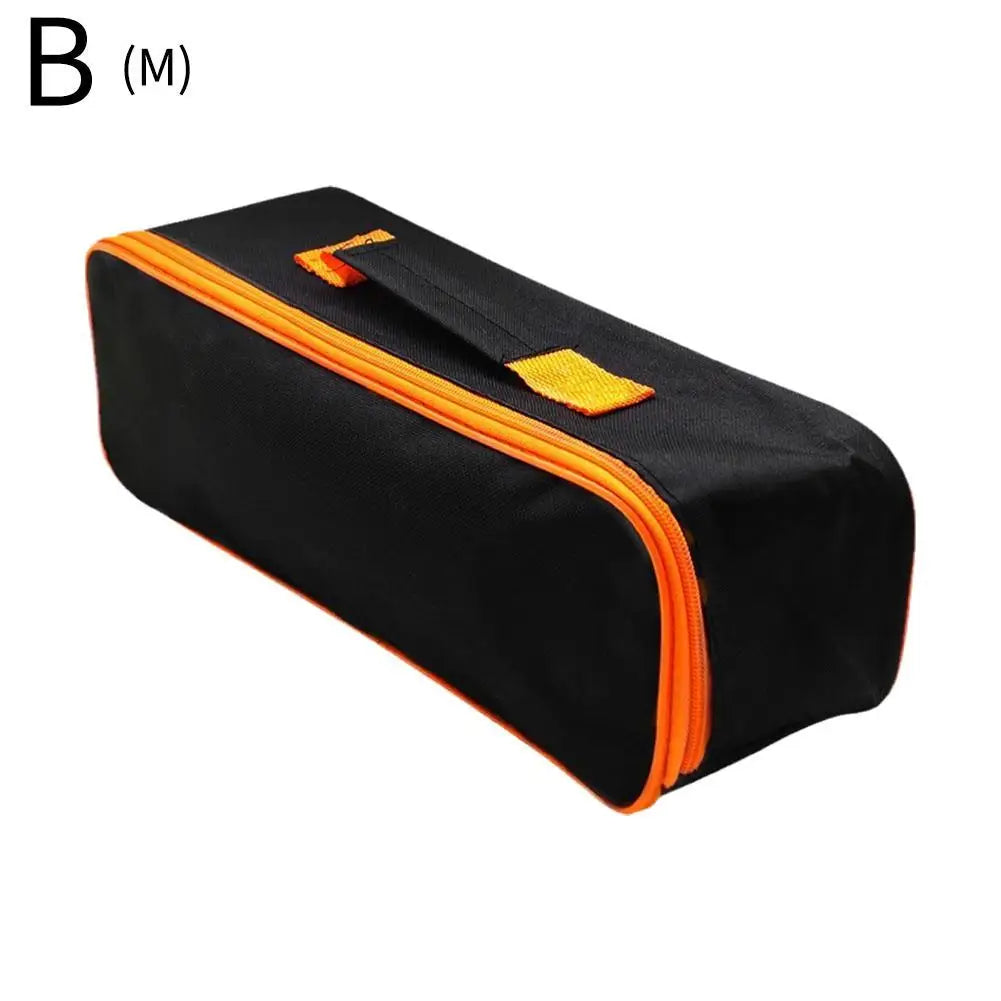 Multifunctional Portable Tool Bag Oxford Cloth Storage Bag Storage Emergency Tool Kit For Small Metal Tool Bag Electrician Tools Qme L black