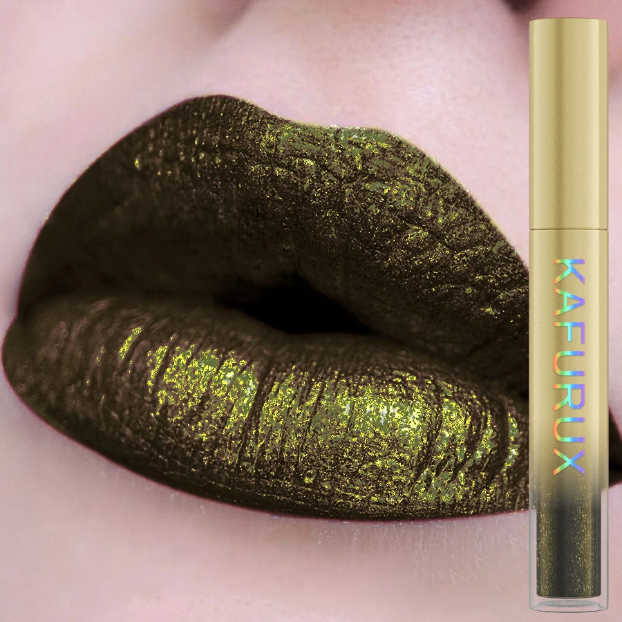 14 Colors Sparkling Shine Lip Glaze Glitter Metallic Long Lasting Qme 111