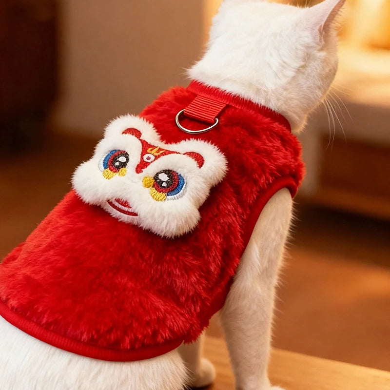 Anti-shedding Pet Sweater Coat Cats Dogs Comfortable Vests Small Qme