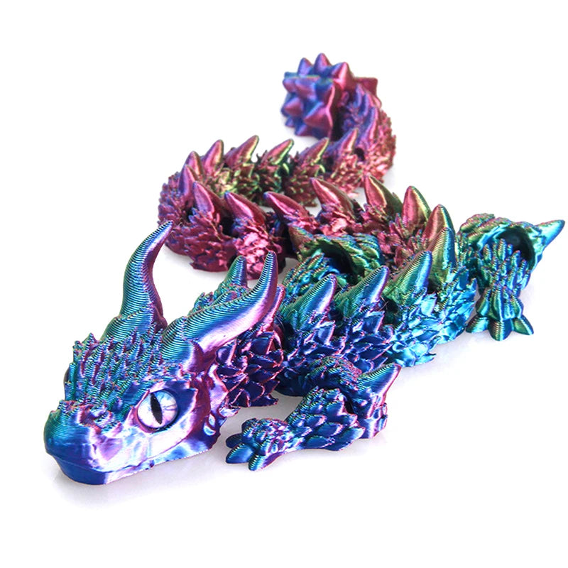 Arrival 3D Printed Akatsuki Magic Dragon Movable Joints Desk Toy Qme