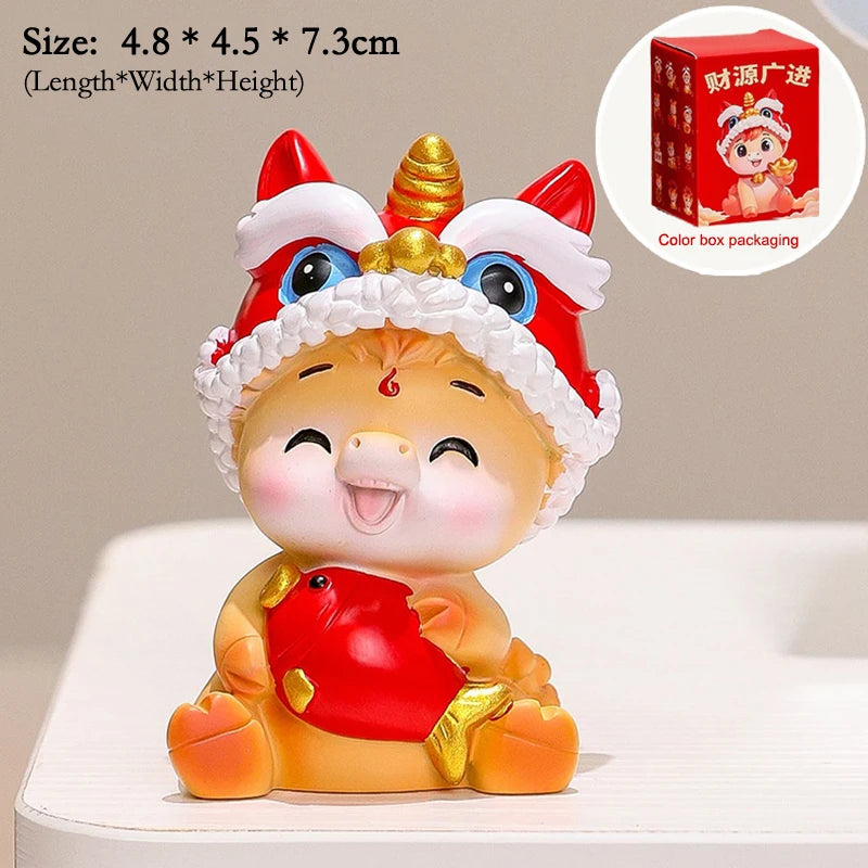 2026 Cute Year Horse Ornament Lucky Toy DIY Desktop Decoration Car