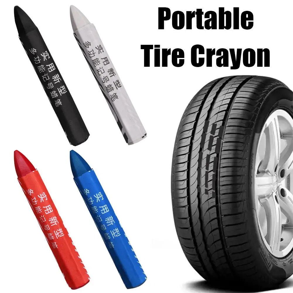 Tire Crayon Marker Oil Resistant Damage Lightweight Crayon Portable Marking Crayons For Mark Tire Damage Tire Repair Tools Qme