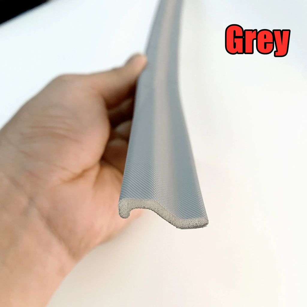 New 40M Acoustic Foam Sealing Strip for Casement Window S-type Waterproof Weather Stripping Door Seal Gap Filler Tape Qme GRAY 30M