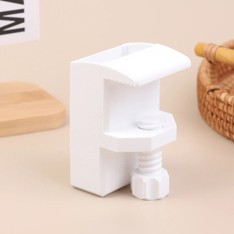 Workplace Teaching Office Organization Clip Desk Edge Pen Holder Qme White