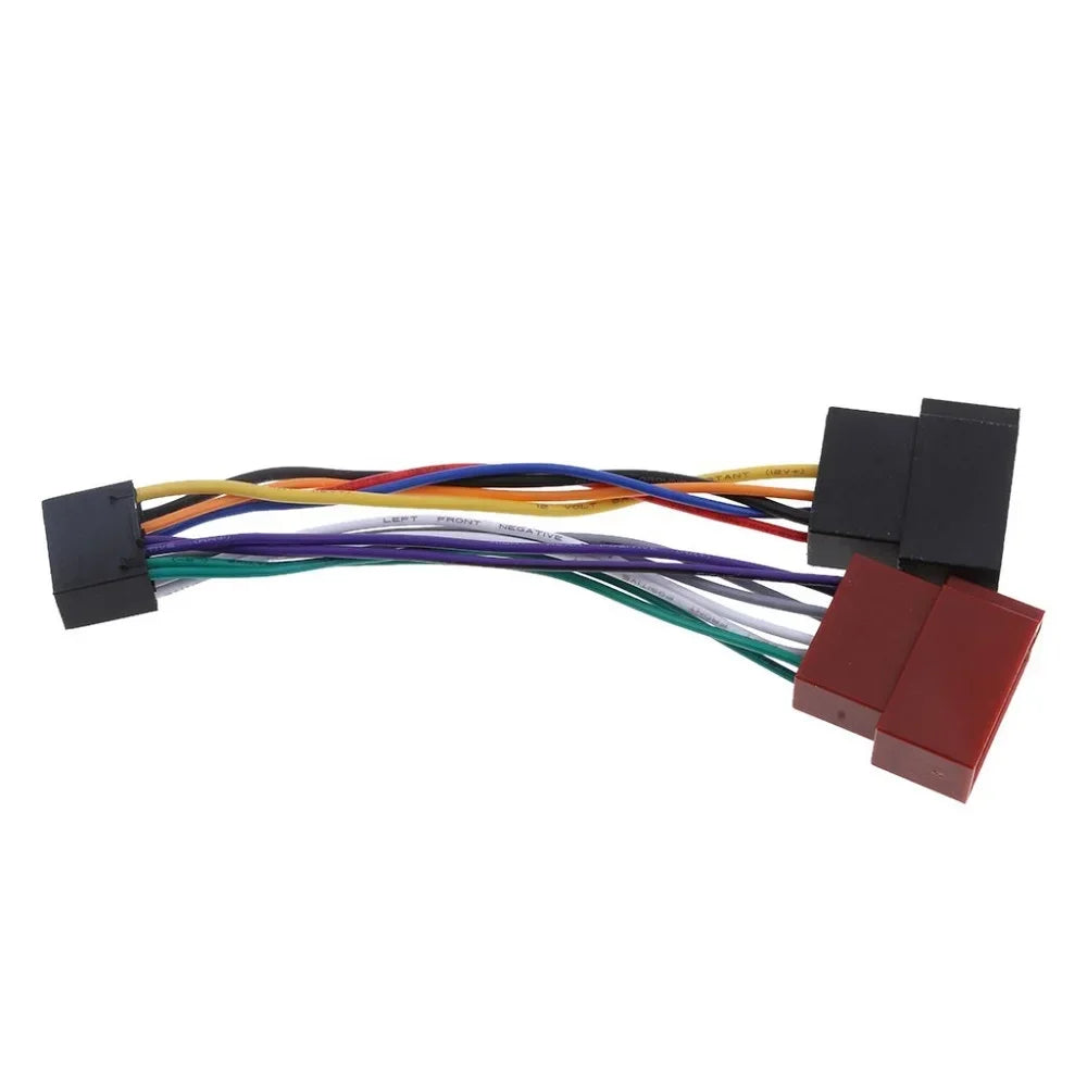 3psc 16 Pin Car CD Tail Line Stereo Radio Player ISO Wiring Harness Connector Audio Cable For Pioneer 2003-on Qme